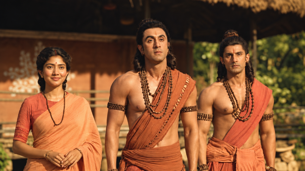 Ranvir Kapoor and Sai Pallavi in Namit Malhotra's The Ramayana