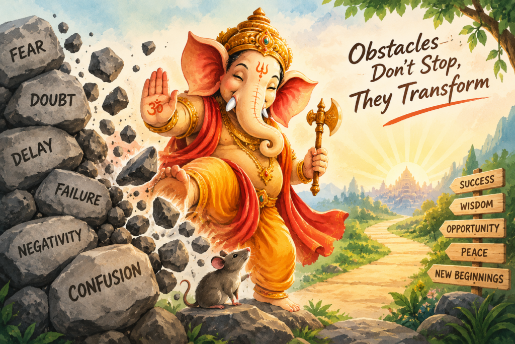 Lord ganesha Doesn't Just Remove Obstacles