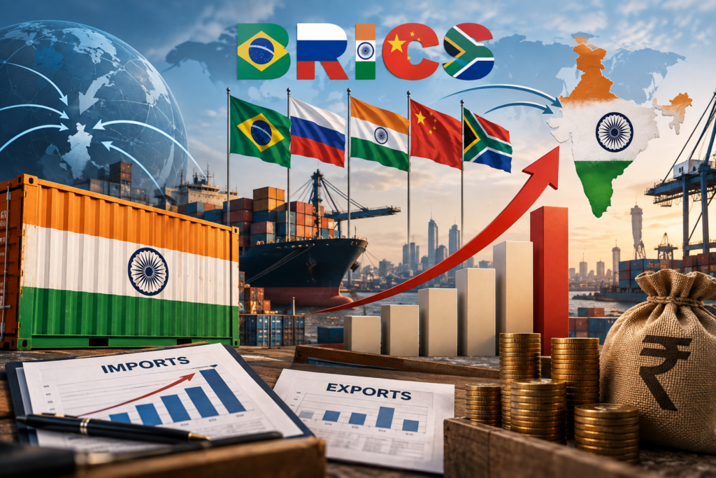 China is central to the problem. India and China discussed trade imbalance.