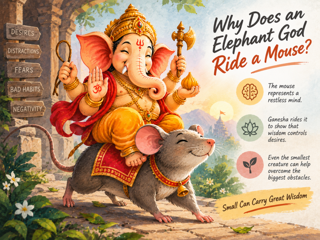 Why Does an Elephant God Ride a Mouse?