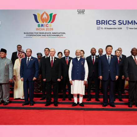 The BRICS summit photoshoot